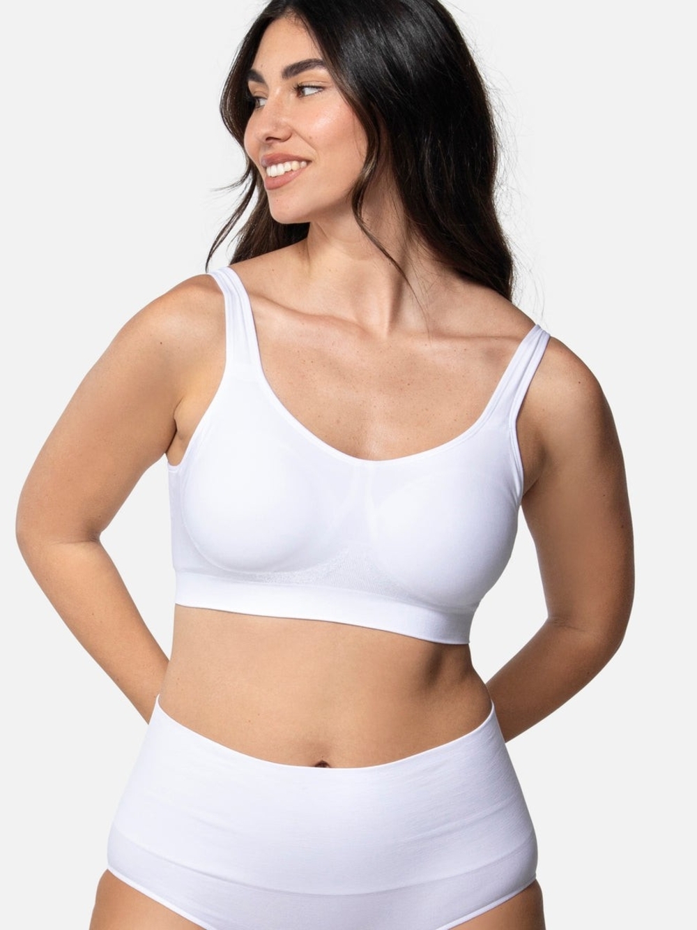The Comfort Shaping Bra With Adjustable Straps-459-White